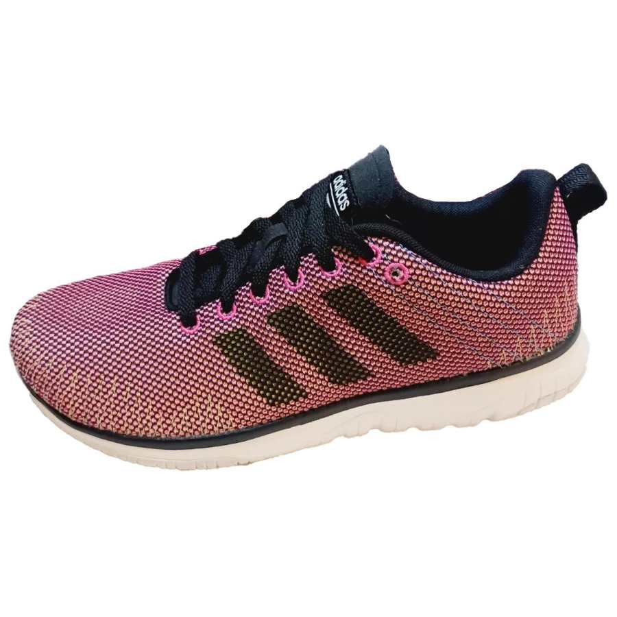 Adidas Adidas Cloudfoam Super Fle Comfortable Slip Resistant Abrasion Resistant Low top Casual Shoes Women's Pink