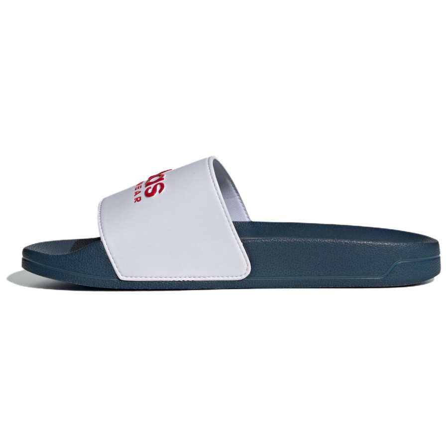 Adidas Adidas Adilette Shower Slide 'White Scarlet Blue'