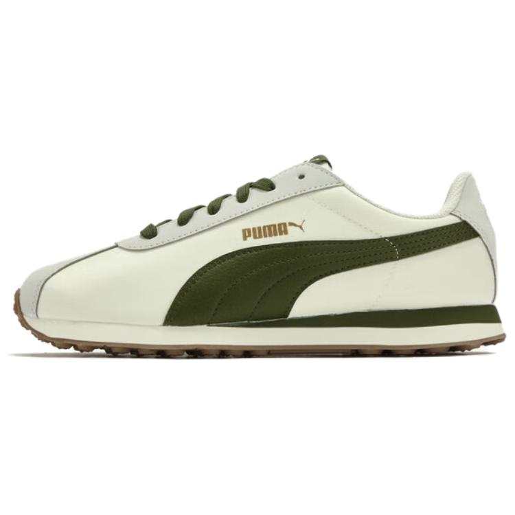 PUMA Abrasion Resistant Low top Casual Shoes Unisex Beige Green