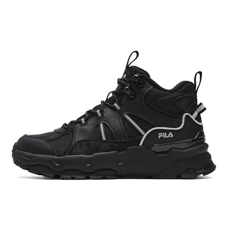 FILA TREK 1S MID WE Fleece Lined Baby's Breath, Fashion Vintage Individual Trendy Sports Versatile Comfortable