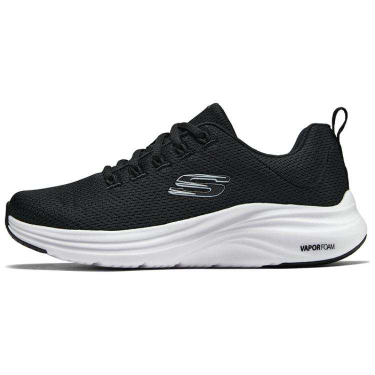 Skechers Fabric Low top Casual Shoes Women's Black White