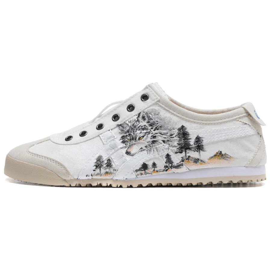 Onitsuka Tiger Mexico 66 Casual Shoes Unisex Low Top White Blue Red