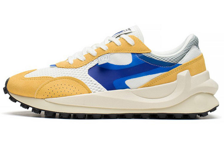 Li-Ning Li Ning Square Low top Sports Casual Shoes Men's Yellow White Blue