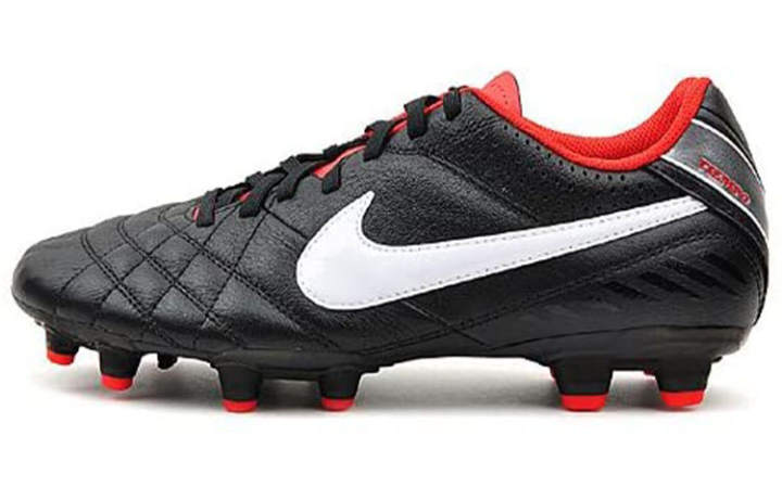 Nike Nike Tiempo Natural Iv Ltr Leather Fg 'Black White'