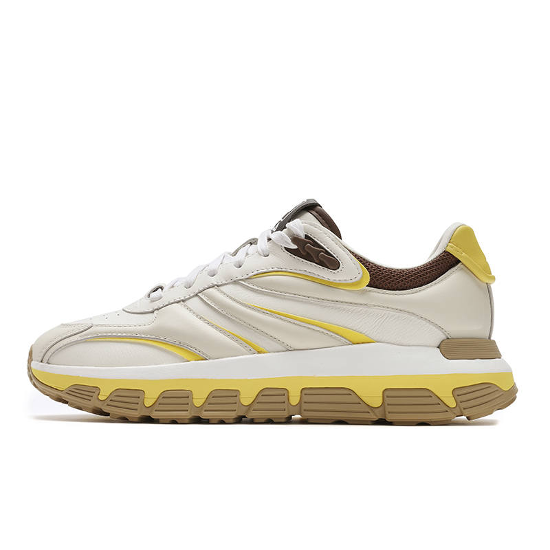 FILA Fashion Low top Casual Shoes Women's Beige Yellow