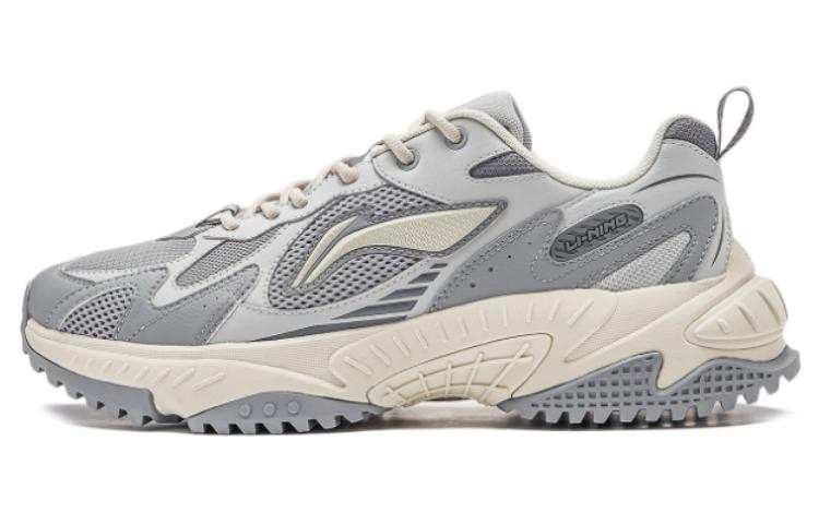 Li-Ning Li Ning QIXING 2.0 Textile, Synthetic Leather Cushioning Slip Resistant Abrasion Resistant Low top Casual Shoes Men's