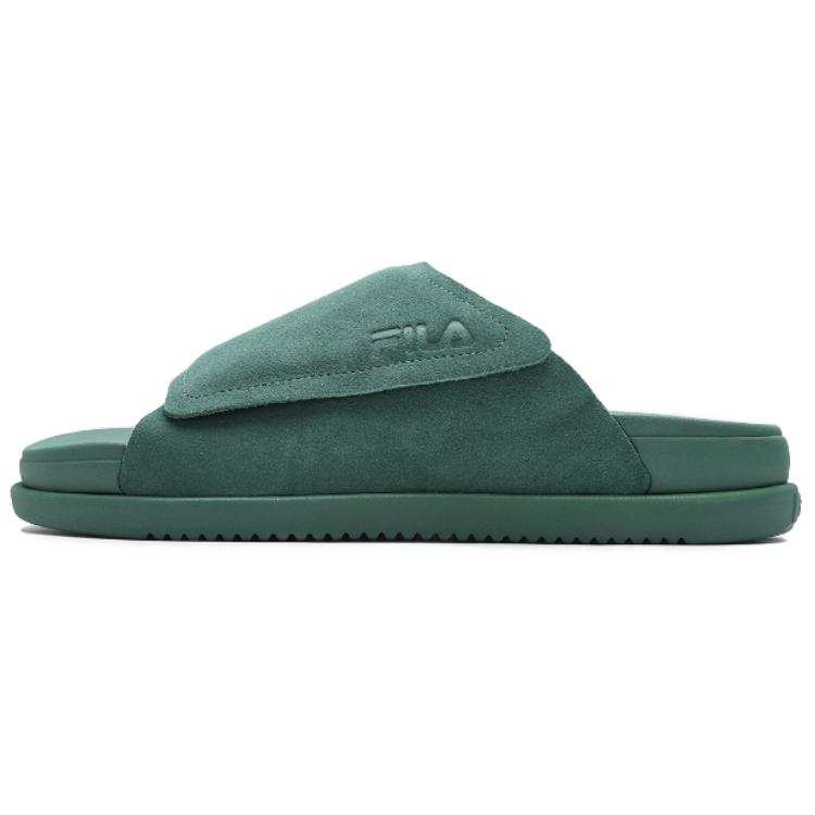 FILA Skin Friendly And Comfortable Casual Slide Slippers Men's Cool Green