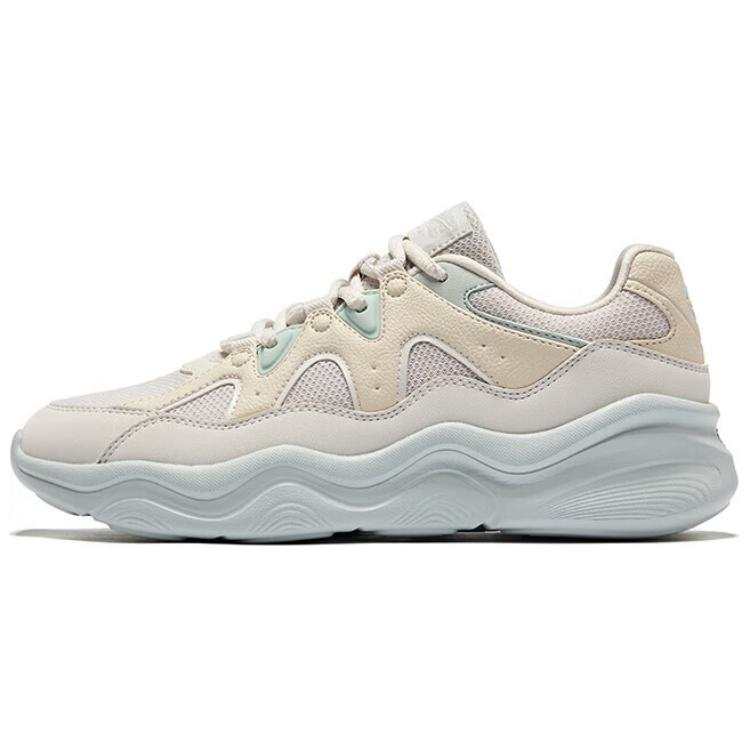Erke Slip Resistant And Breathable Coverage Low top Casual Shoes Women's Beige Gray