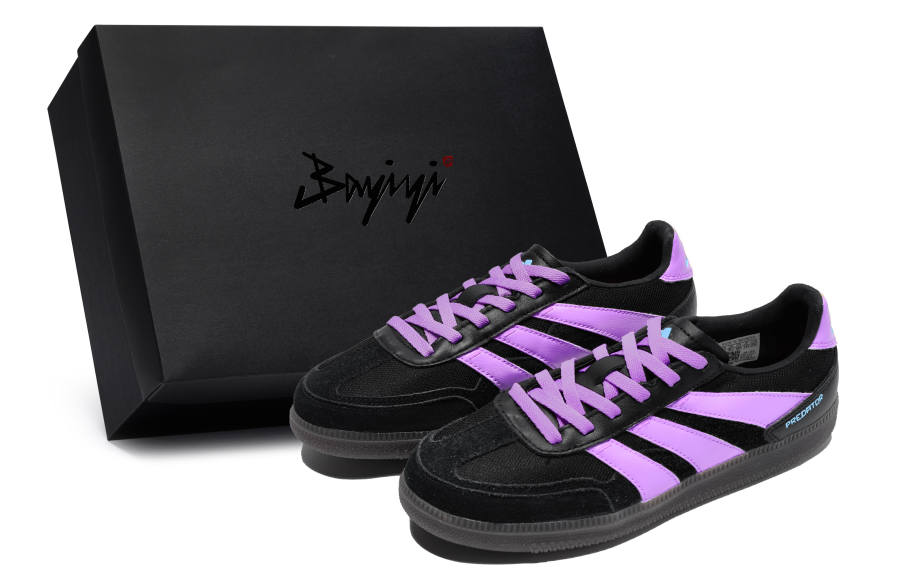 Adidas Adidas 811 Manufacturing, Rainbow Phantom Purple, Special Shoe Box Low top Casual Shoes Unisex Black Purple