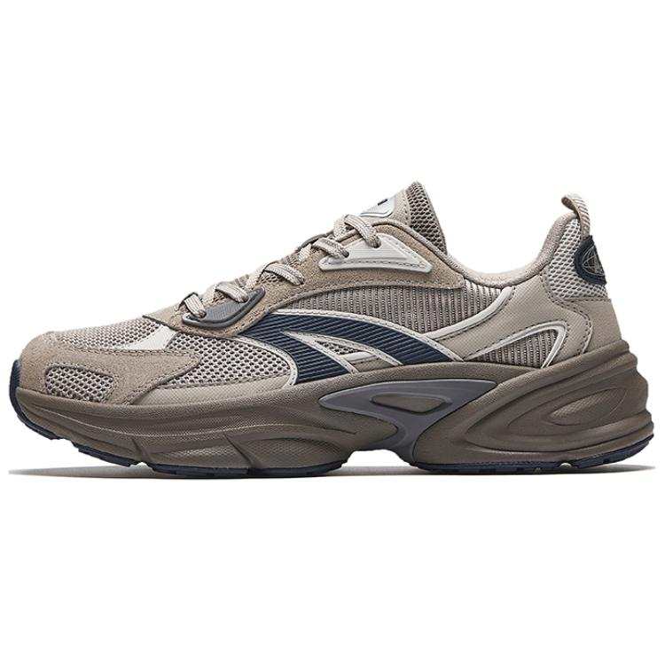 Anta AT801 Slip Resistant Abrasion Resistant Slip Resistant Abrasion Resistant Low top Casual Shoes Women's Brown Blue