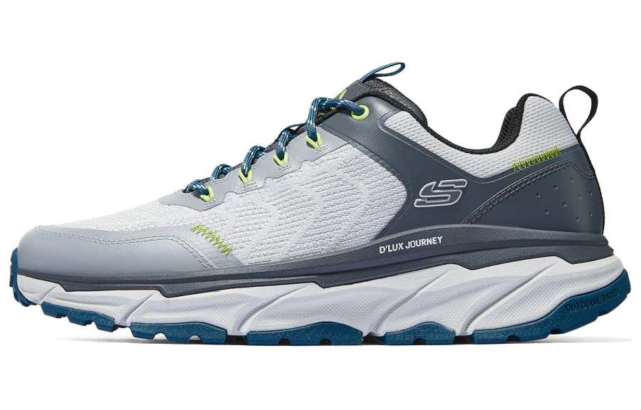 Skechers OUTDOOR Fabric Cushioning Abrasion Resistant Balance Lightweight Low top Casual Shoes Men's Light Gray