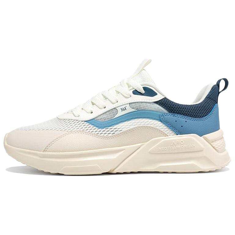 361° Slip Resistant Abrasion Resistant Low top Casual Shoes Men's White Blue