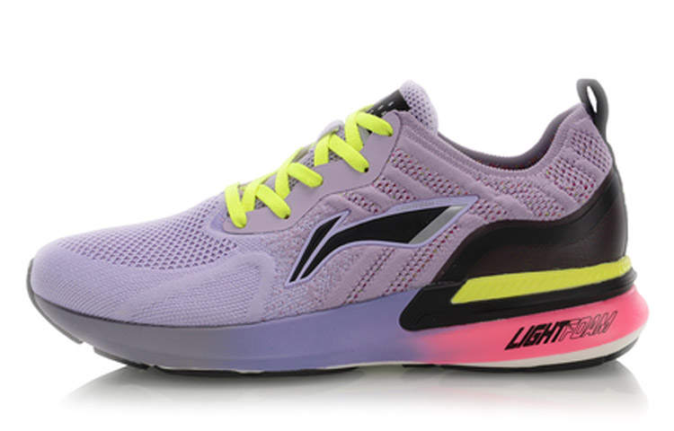 Li-Ning Li Ning Arashi Cushioning Low top Running Shoes Women's Soft Purple