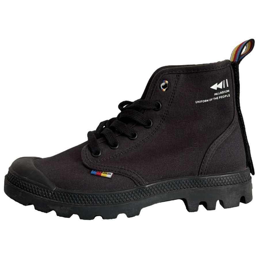 Palladium Pampa Short Combat Boots Unisex Black