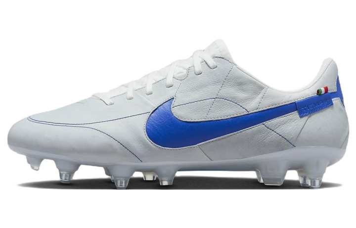 Nike Nike Tiempo Legend 9 Elite Mi SG Pro Anti Clog Traction Montebelluna Leather White Game Royal