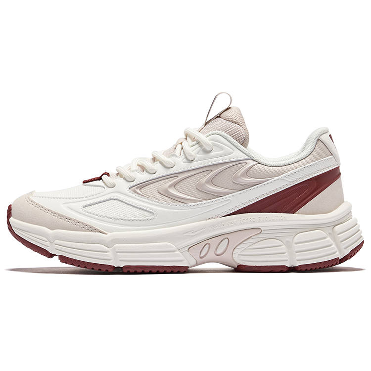 Erke Turbulent Low top Casual Shoes Women's Microcrystal White Painted Gray