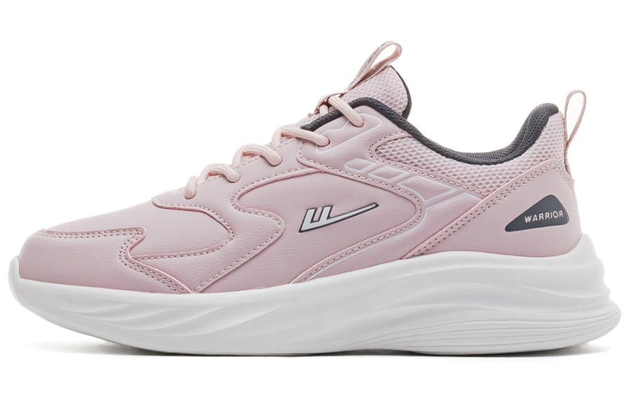 Warrior Cushioning Slip Resistant Abrasion Resistant Breathable Balance Lightweight Low top Casual Shoes Women's Pink