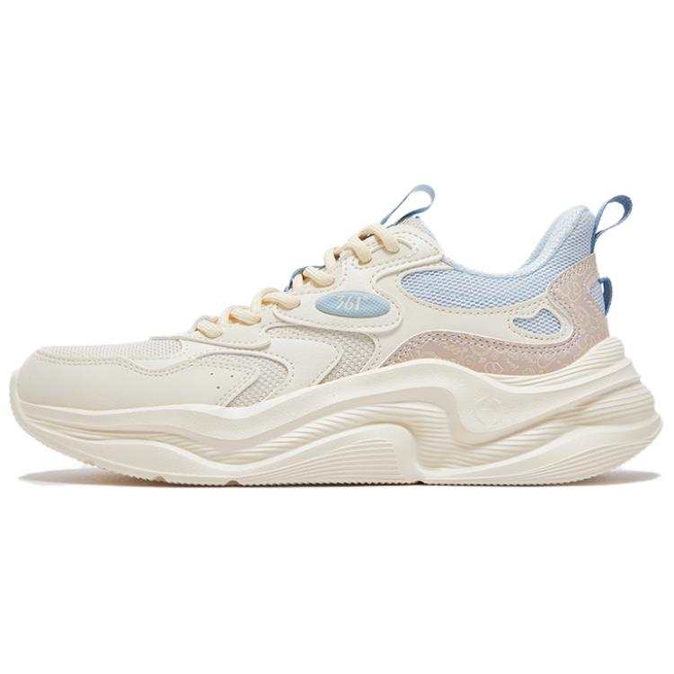 361° Life Collection Cushioning Slip Resistant Low top Casual Shoes Women's Beige Blue