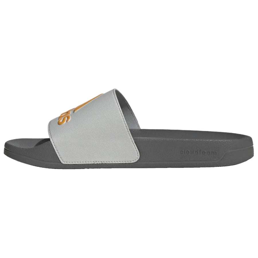 Adidas Adidas Adilette Shower Slides Grey Two Crew Orange Grey Four
