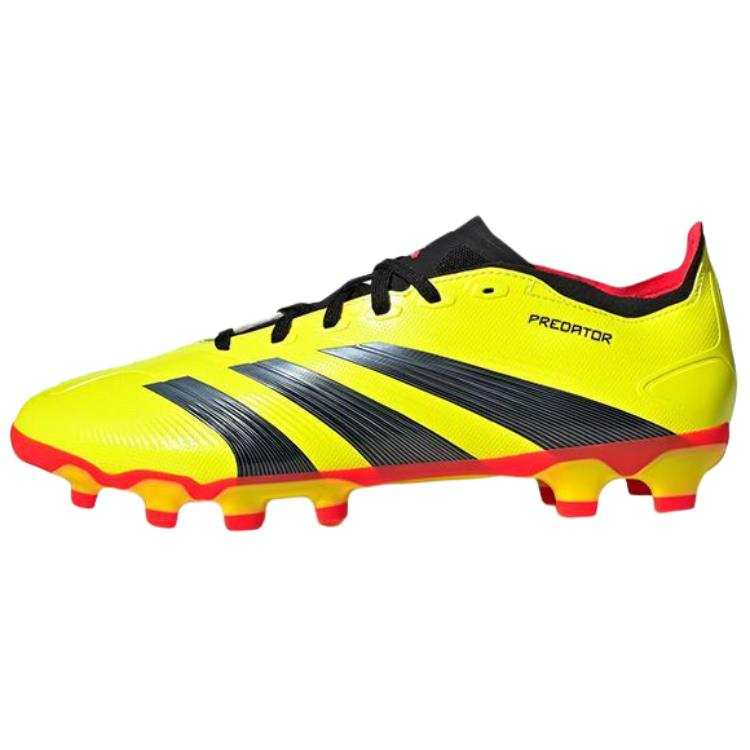 Adidas Adidas PREDATOR 24 Slip Resistant Abrasion Resistant Soccer Shoes Men's Yellow