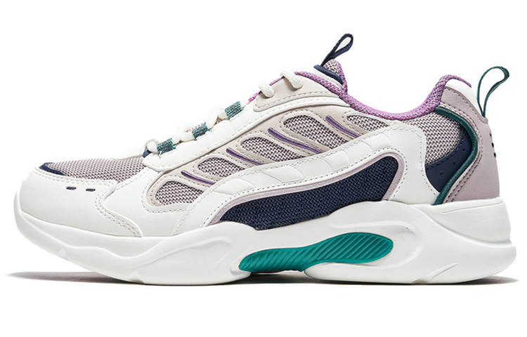 XTEP Casual Shoes Women's Low Top White Gray Purple