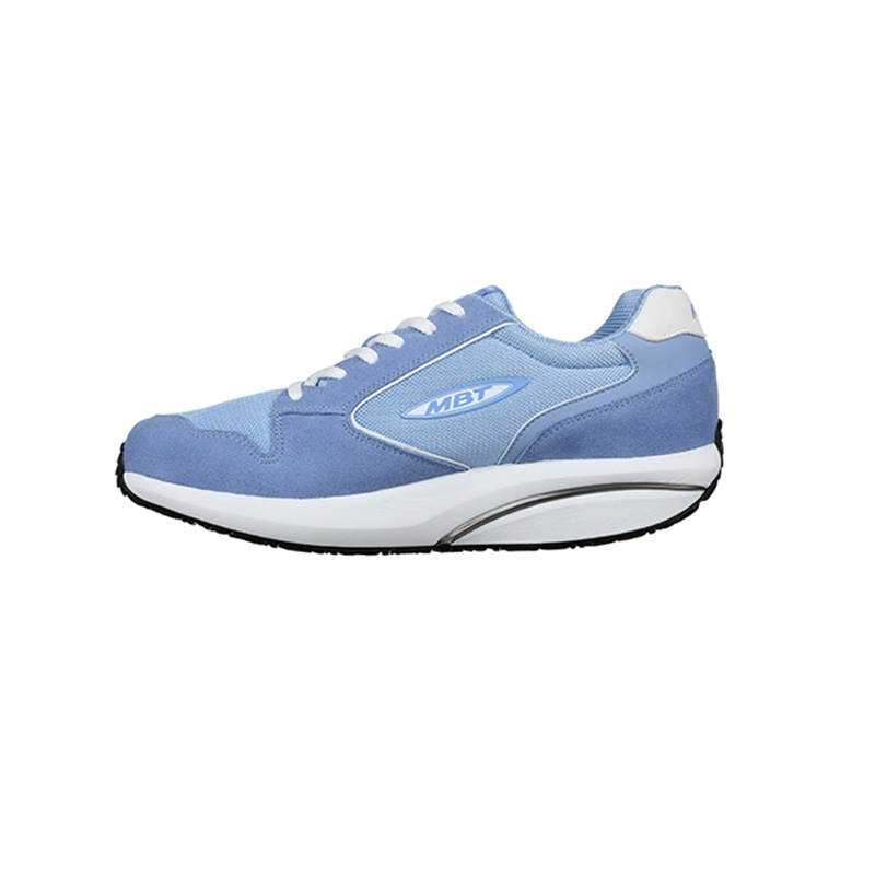 MBT Breathable Support Height Increasing Rebound Slip Resistant Abrasion Resistant Low top Casual Shoes Women's Blue