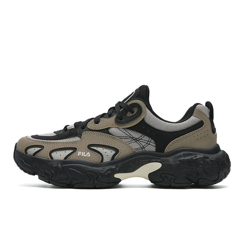 FILA TORNADO Abrasion Resistant Breathable Lightweight Rebound Low top Casual Shoes Men's Tan
