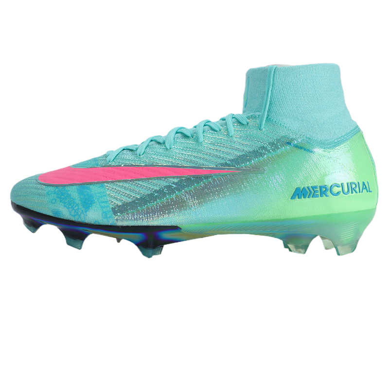 Nike Nike Mercurial Superfly 10 Slip Resistant Abrasion Resistant Soccer Shoes Unisex Green