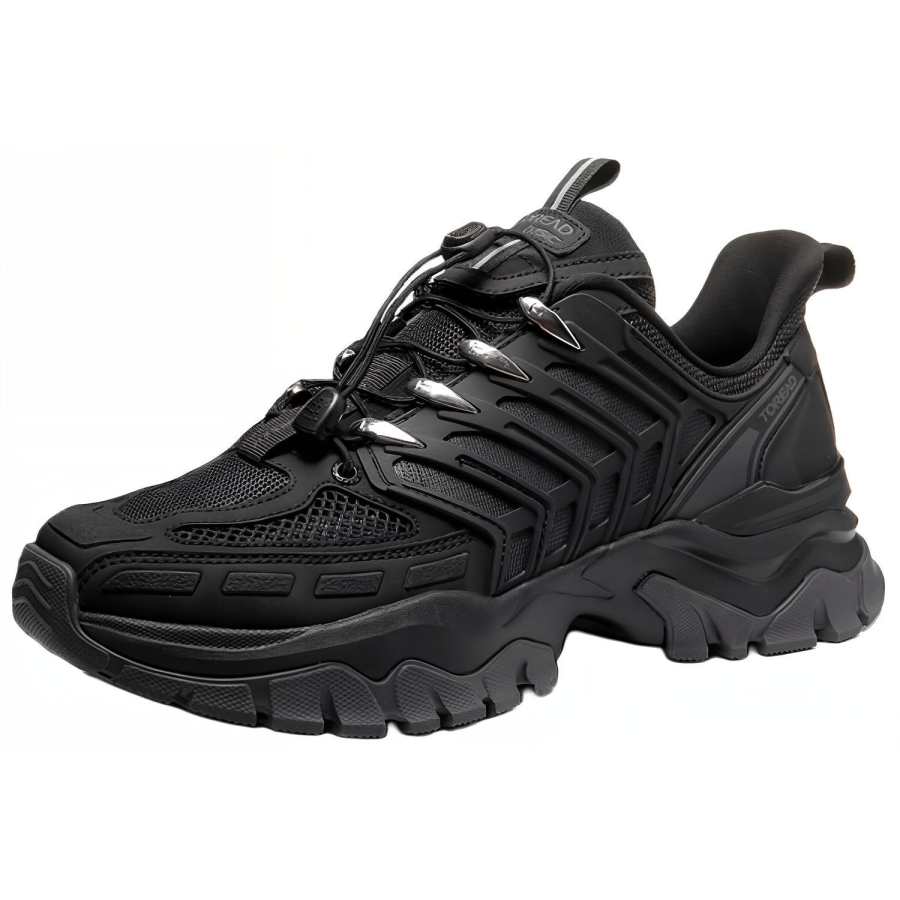 TOREAD Slip Resistant Abrasion Resistant Slip Resistant Abrasion Resistant Low top Casual Shoes Men's Black
