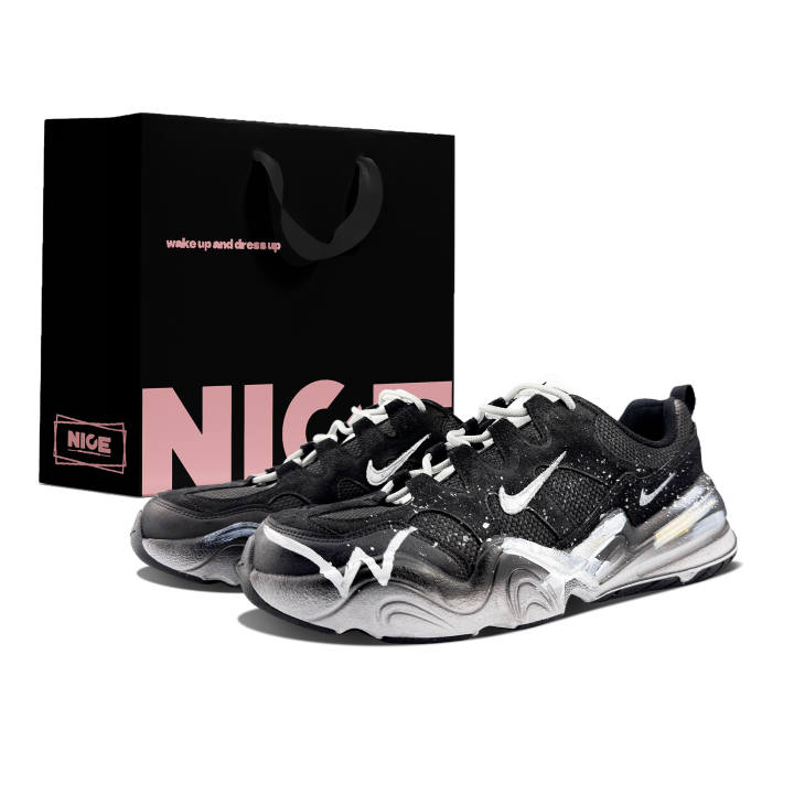 Nike Nike Tech Hera Abrasion Resistant Abrasion Resistant Low top Casual Shoes Unisex Black