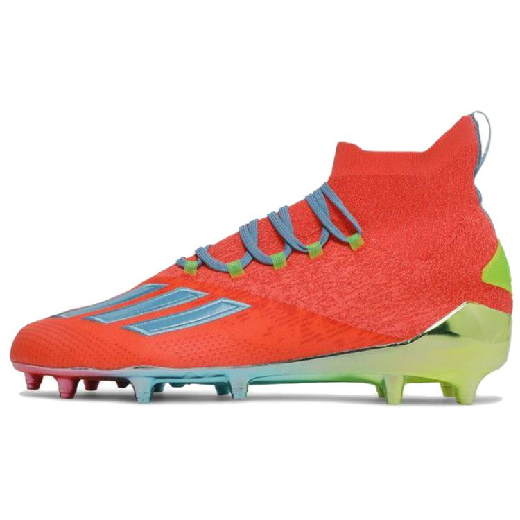 Adidas Adidas Adizero Primeknit Cleats 'Signal Coral Bright Cyan'