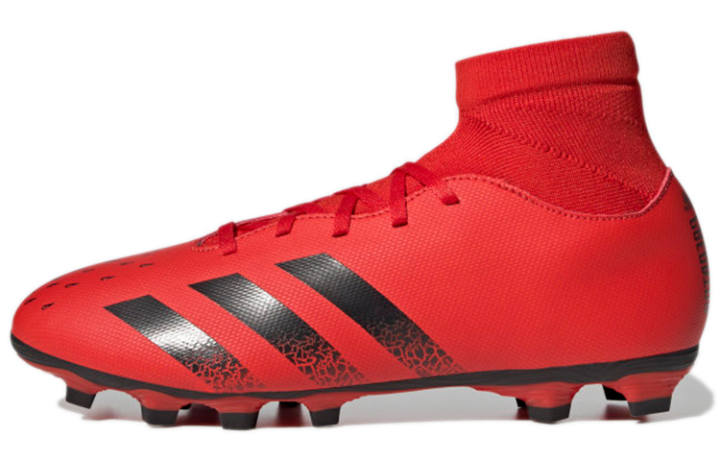 Adidas Adidas Predator Freak .4 Comfortable Abrasion Resistant Soccer Shoes Men's Red Black