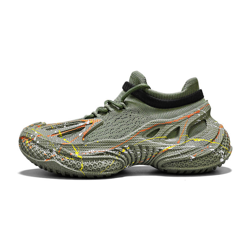 OUBT Mesh Sports Running Shoes Abrasion Resistant Slip Resistant Breathable Wear resistant, Non slip And Breathable