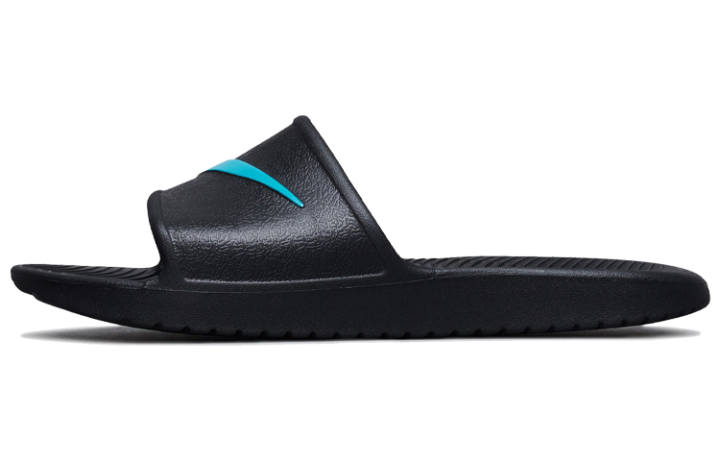 Nike Nike Kawa Black Blue Slippers 'Black Blue'
