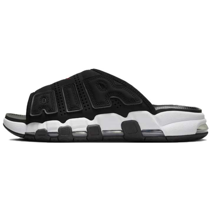 Nike Nike Air More Uptempo Slides 'Black White Red'