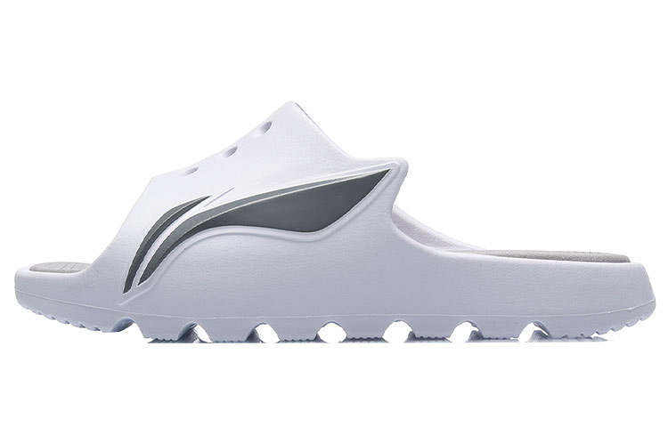 Li-Ning Li Ning Quiet Abrasion Resistant Quiet Abrasion Resistant Slide Slippers Women's White