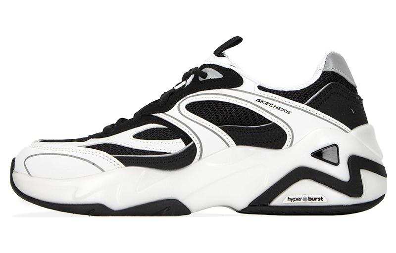 Skechers Dlites Hyper Burst 'White Black' Women's