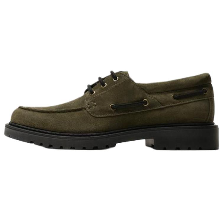ZARA Boat Shoes Men's Green