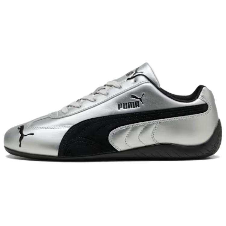 PUMA Speedcat Split Cow Leather Coverage Balance Lightweight Casual Shoes Unisex Silver
