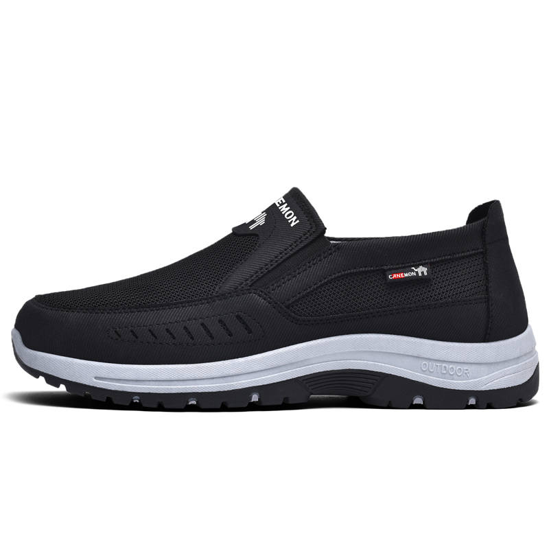 LINGHANGLUOTUO Fabric Abrasion Resistant Breathable Coverage Low top Casual Shoes Men's