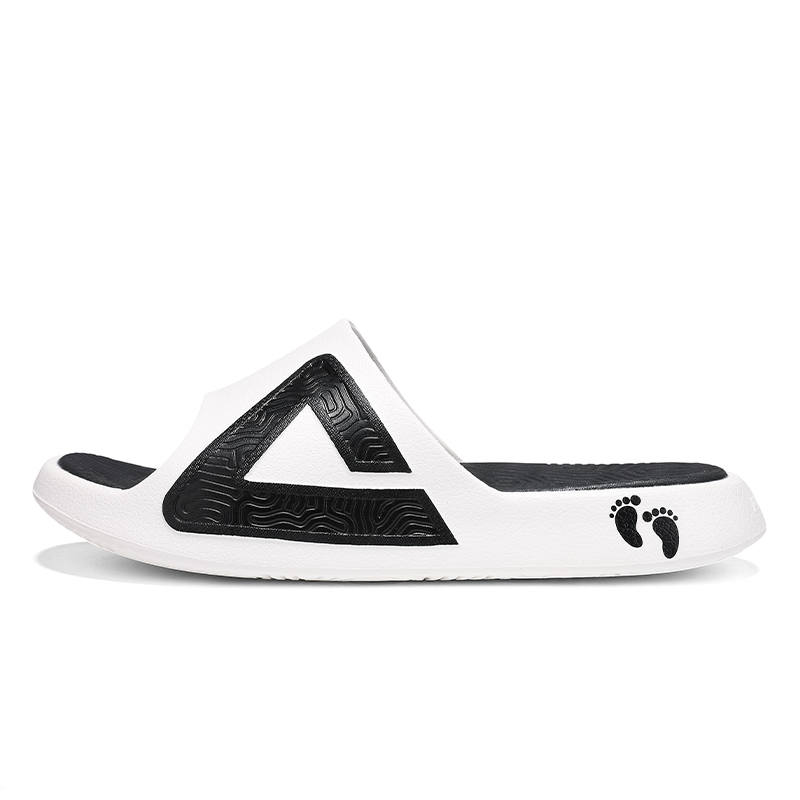 PEAK State Pole Odor Resistant, Abrasion Resistant Slide Slippers Women's White Black