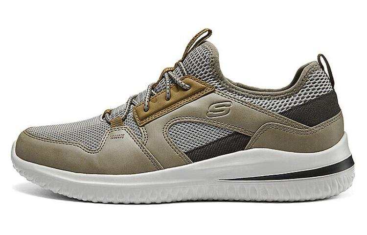 Skechers Abrasion Resistant Breathable Abrasion Resistant Breathable Low top Casual Shoes Men's Taupe