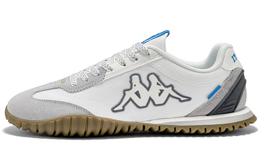Kappa Slip Resistant Abrasion Resistant Slip Resistant Abrasion Resistant Low top Casual Shoes Unisex White Gray