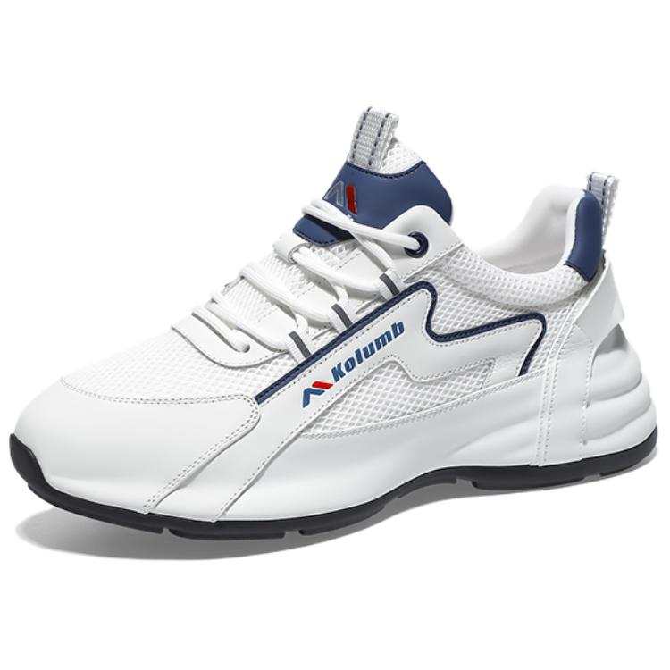 Kolumb Slip Resistant, Abrasion Resistant, Waterproof Low top Casual Shoes Men's White Blue