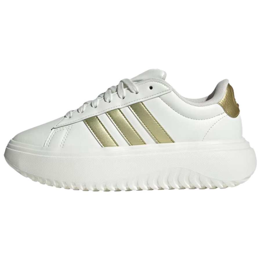 Adidas Adidas GRAND COURT PLATFORM Lightweight Tennis Shoes Women's White