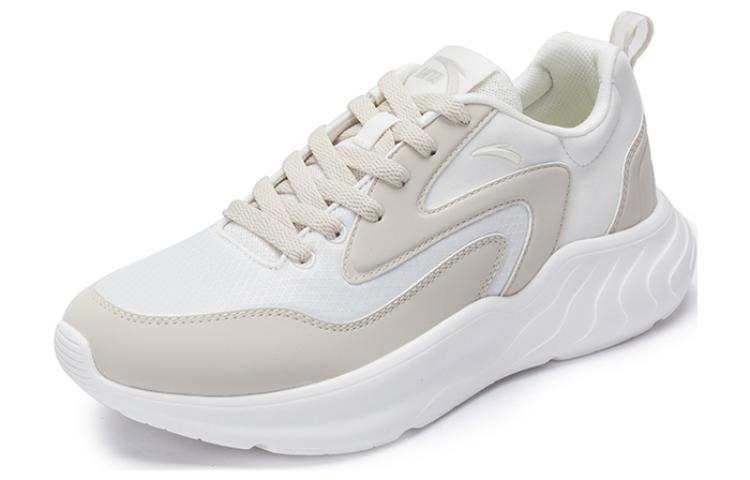 Anta Cushioning Abrasion Resistant Low top Casual Shoes Women's White Gray