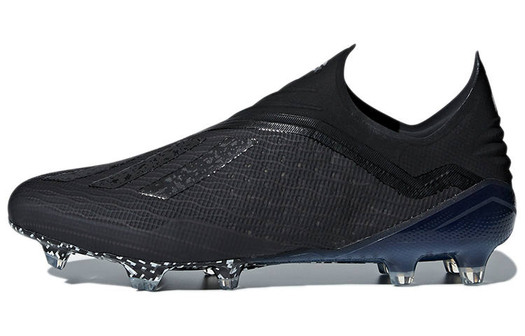 Adidas Adidas X 18+ Round Tip FG Firm Ground Natural Grass Fabric Abrasion Resistant Soccer Shoes Men's Carbon Black