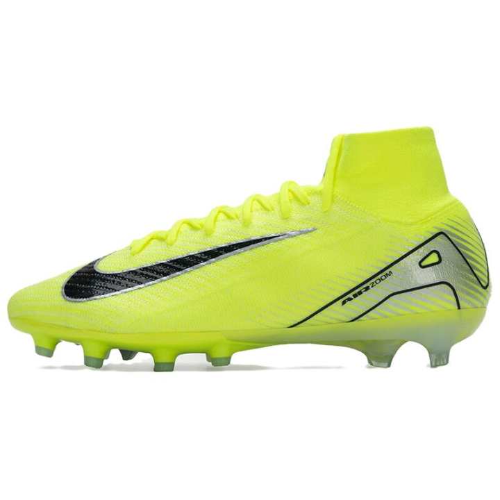 Nike Nike AG Artificial Ground Slip Resistant Abrasion Resistant Soccer Shoes Men's Neon Yellow