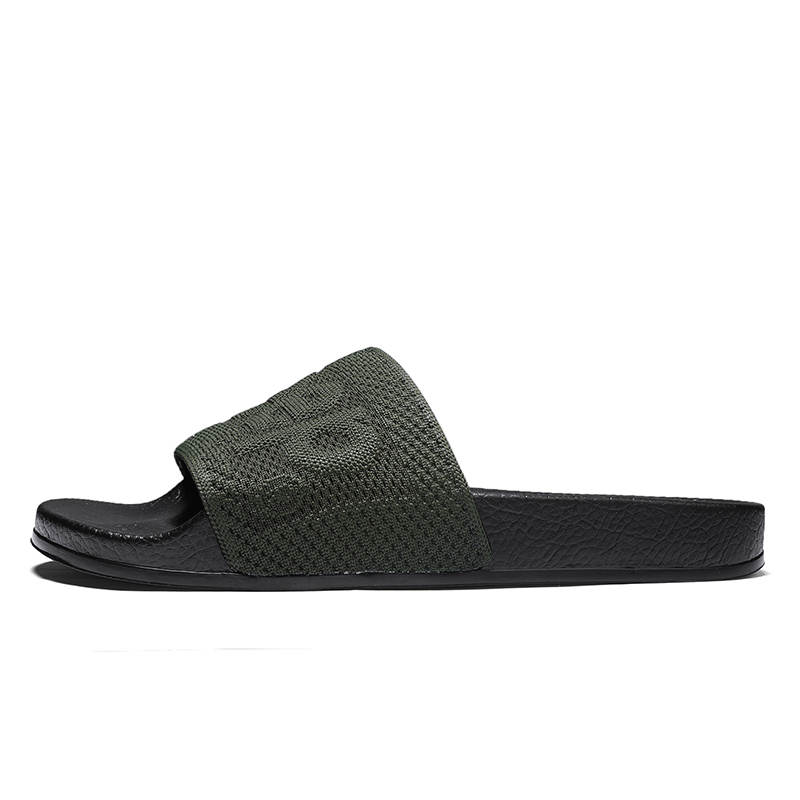 Jeep Abrasion Resistant, Odor Resistant Cushioning Slide Slippers Men's Green