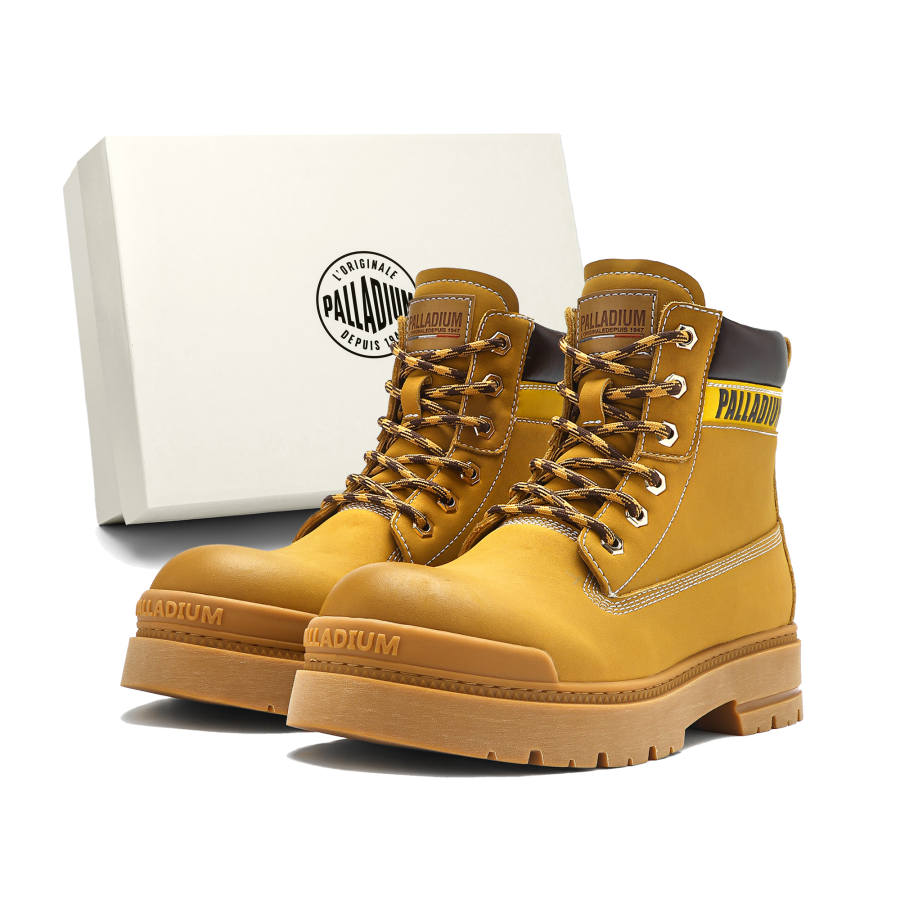 Palladium Palladium Combat Boots Unisex Yellow, Black